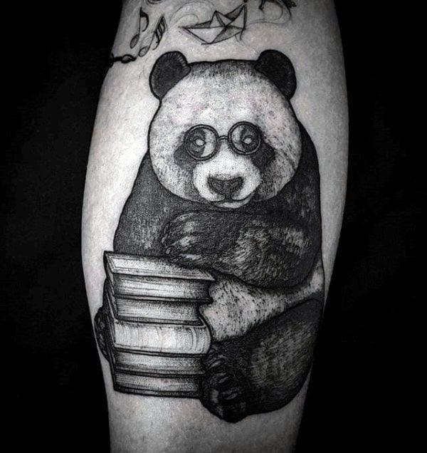 tatuaggio urso panda 33
