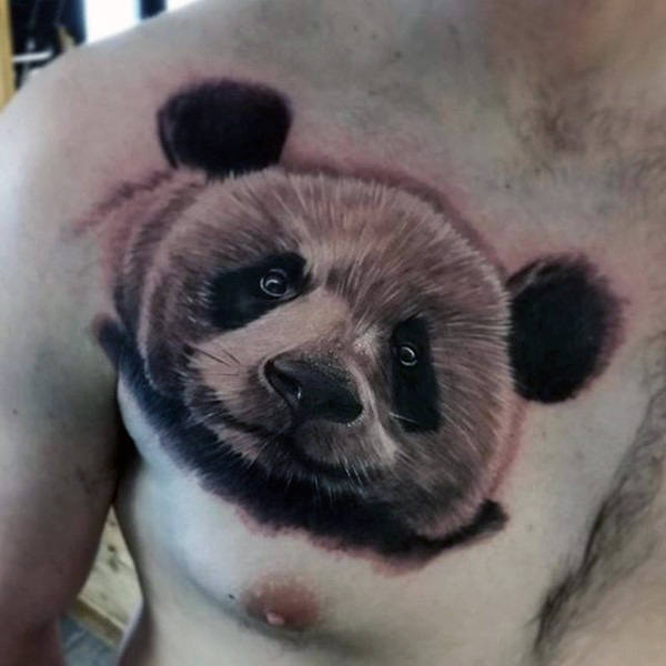 tatuaggio urso panda 43