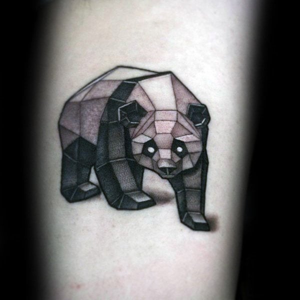 tatuaggio urso panda 55