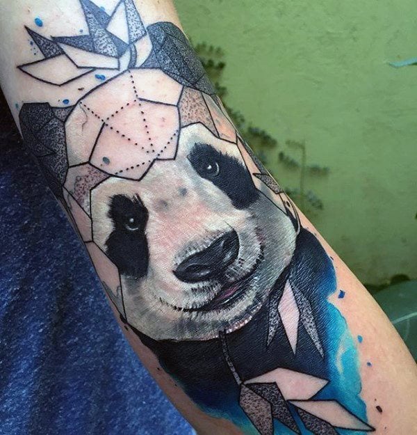 tatuaggio urso panda 59