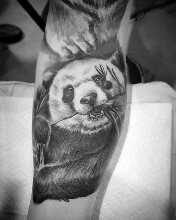 tatuaggio urso panda 95