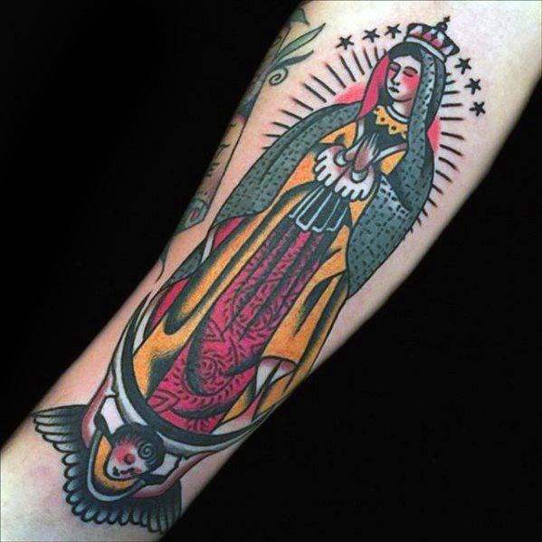 50 Tatuaggi con la Vergine di Guadalupe (con significato)