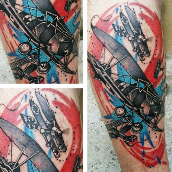 tatuaggio aereo 111