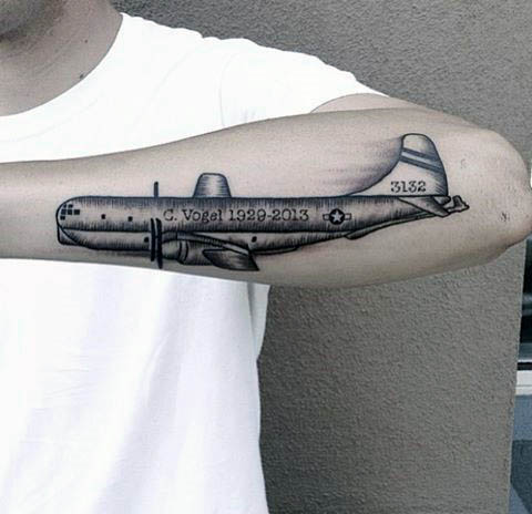 tatuaggio aereo 27