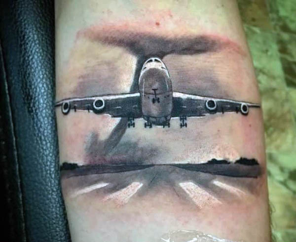 tatuaggio aereo 30