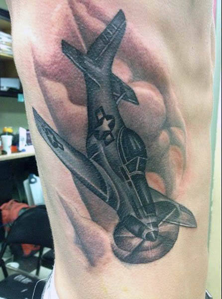 tatuaggio aereo 33