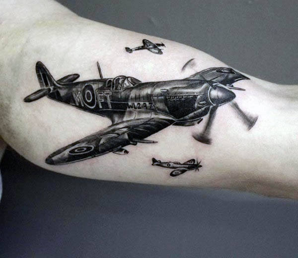 tatuaggio aereo 39