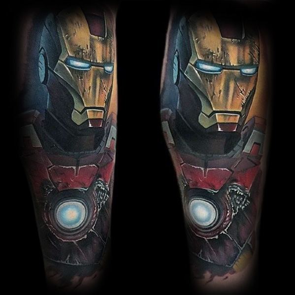 tatuaggio iron man 06