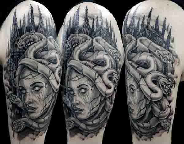 tatuaggio medusa 111