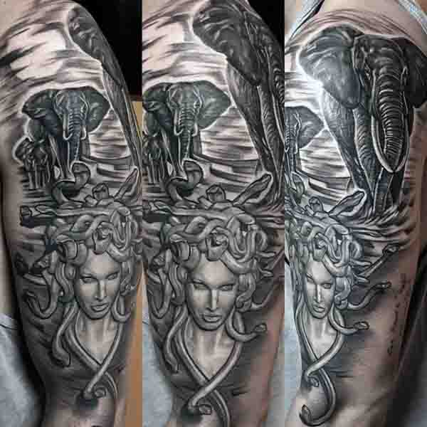 tatuaggio medusa 90