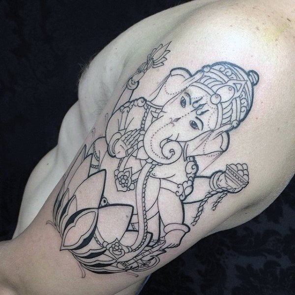 tatuaggio Dio Ganesha 133