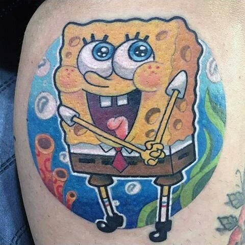 tatuaggio SpongeBob 09