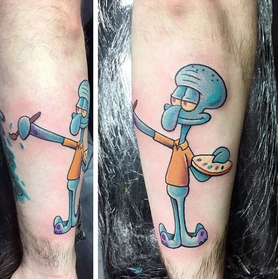 tatuaggio SpongeBob 85