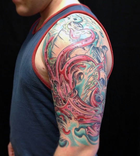 tatuaggio calamaro 09