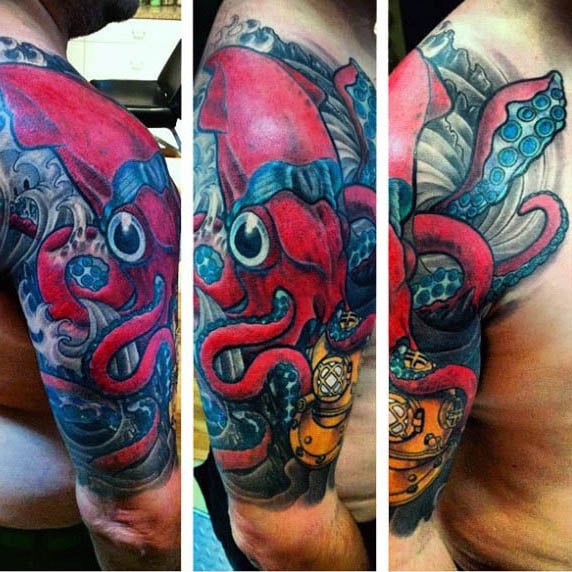 tatuaggio calamaro 11