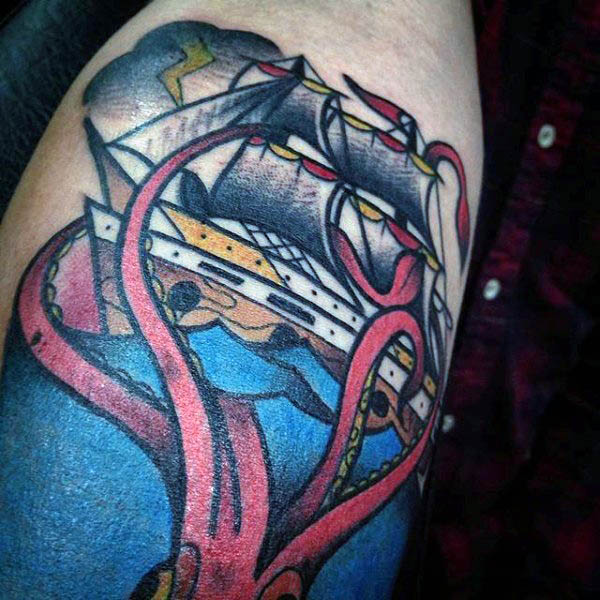 tatuaggio calamaro 111