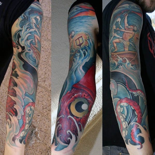 tatuaggio calamaro 113