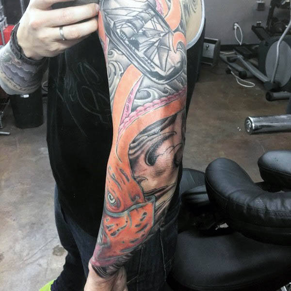 tatuaggio calamaro 123