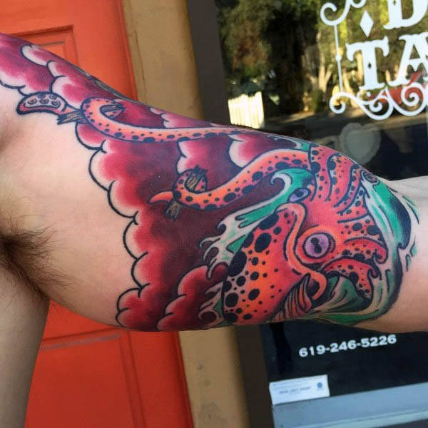 tatuaggio calamaro 125