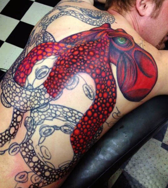 tatuaggio calamaro 129