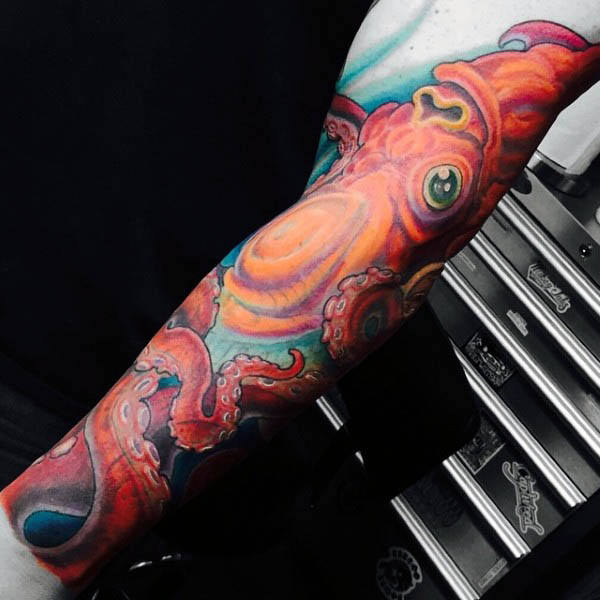 tatuaggio calamaro 13