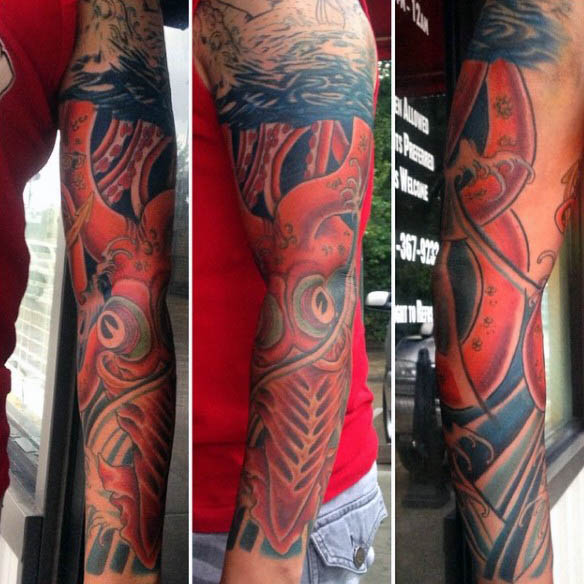 tatuaggio calamaro 15