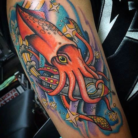 tatuaggio calamaro 155