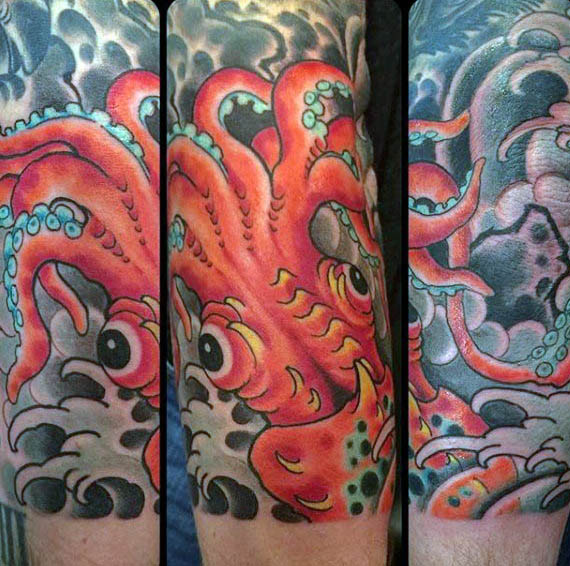 tatuaggio calamaro 167