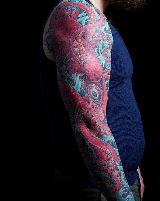 tatuaggio calamaro 17