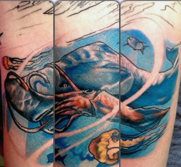 tatuaggio calamaro 171