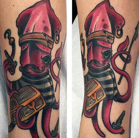 tatuaggio calamaro 33