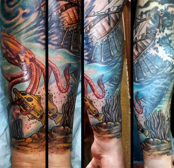 tatuaggio calamaro 35