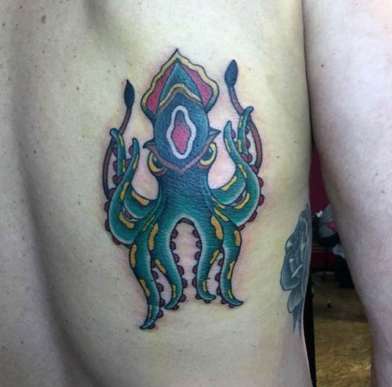tatuaggio calamaro 45