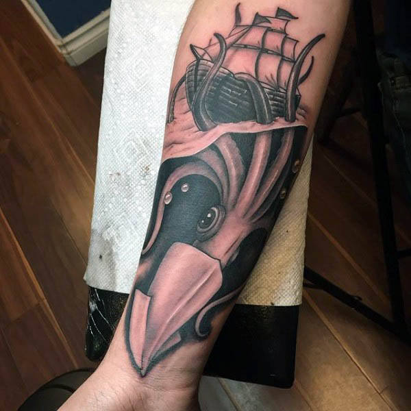 tatuaggio calamaro 51