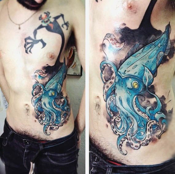 tatuaggio calamaro 57