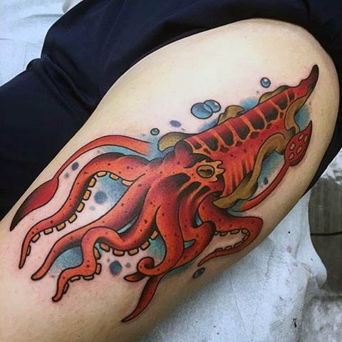 tatuaggio calamaro 63