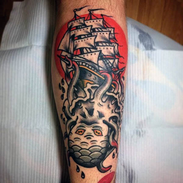 tatuaggio calamaro 79