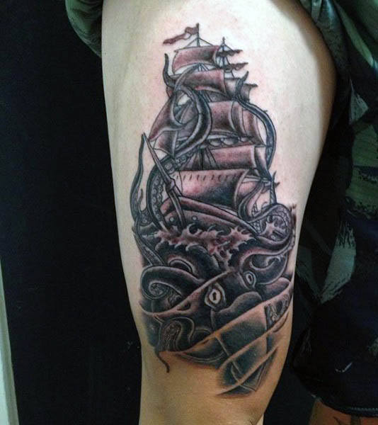 tatuaggio calamaro 83