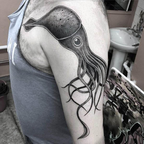 tatuaggio calamaro 91