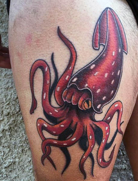tatuaggio calamaro 99