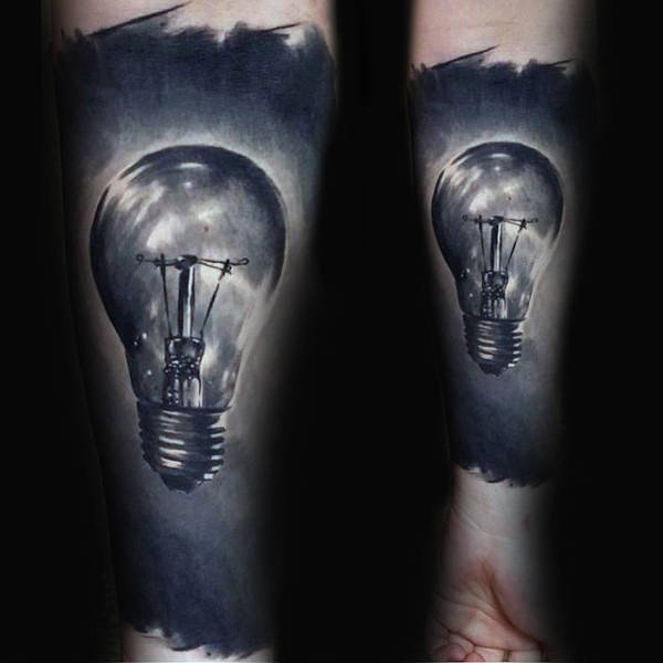 tatuaggio lampadina 105