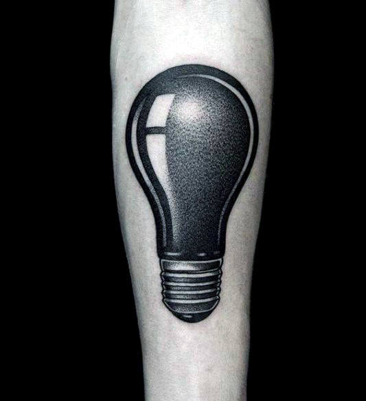 tatuaggio lampadina 111