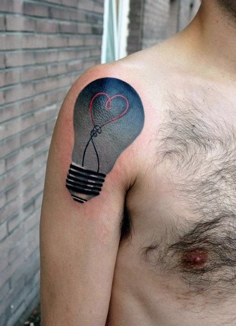 tatuaggio lampadina 45