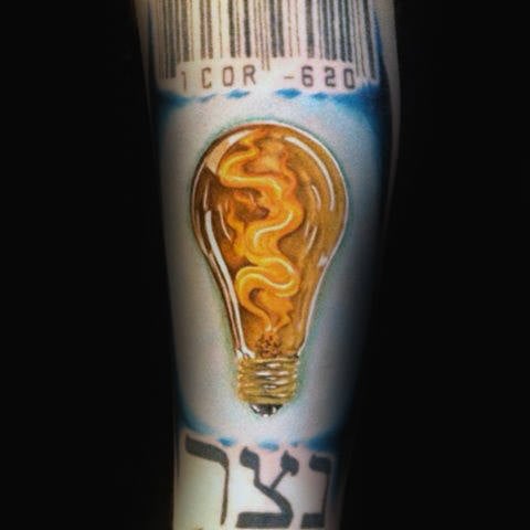tatuaggio lampadina 57