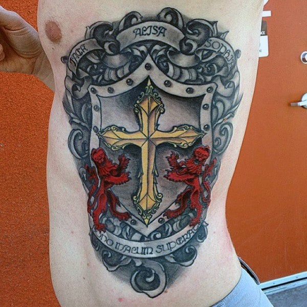 tatuaggio scudo 65