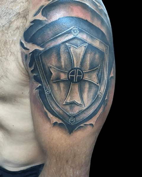 tatuaggio scudo 97