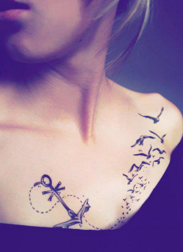 130 Tatuaggi con l'ancora (con significato)