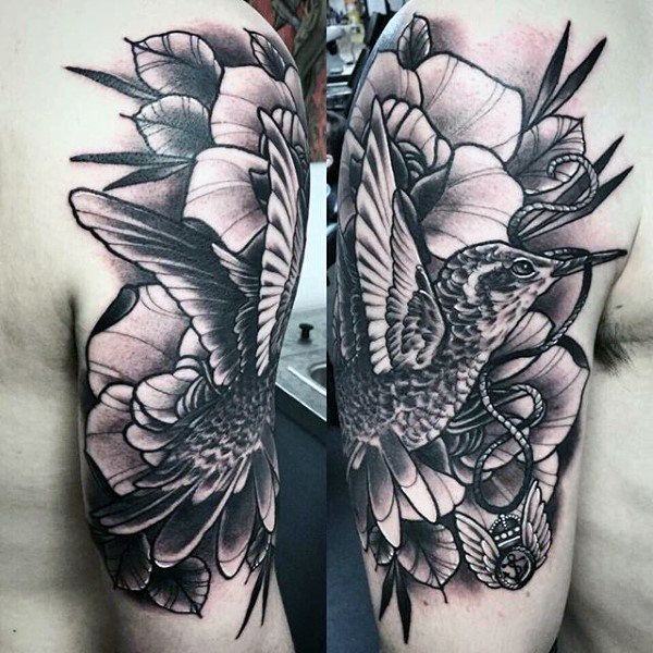 tatuaggio colibri 274