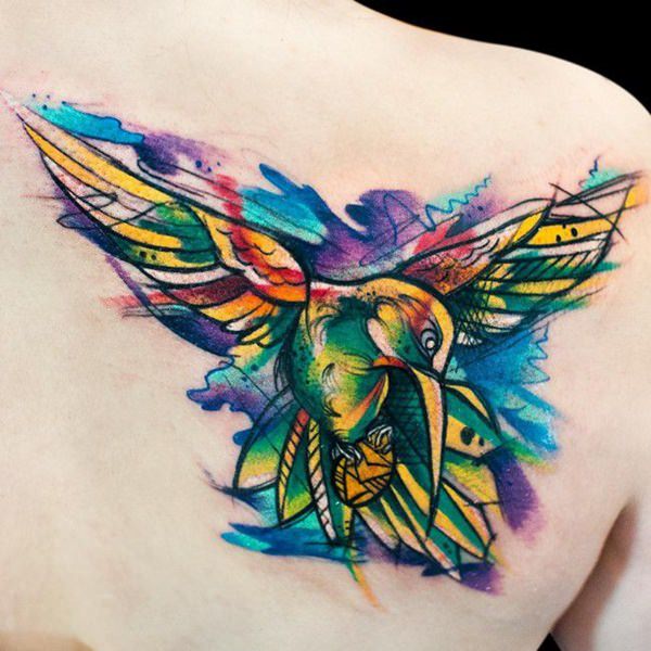 tatuaggio colibri 438