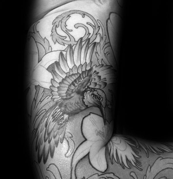 tatuaggio colibri 822